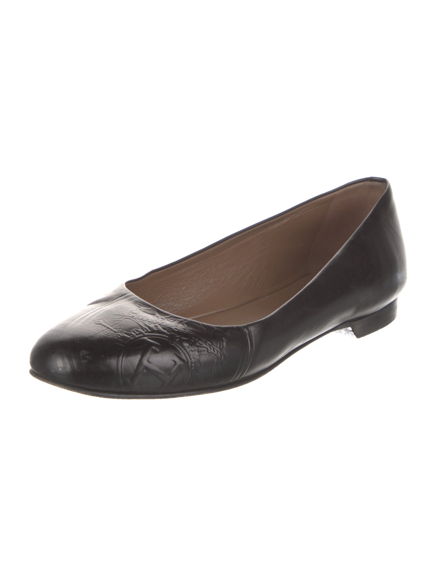 Hermès Neuilly Calfskin Ballet Flats