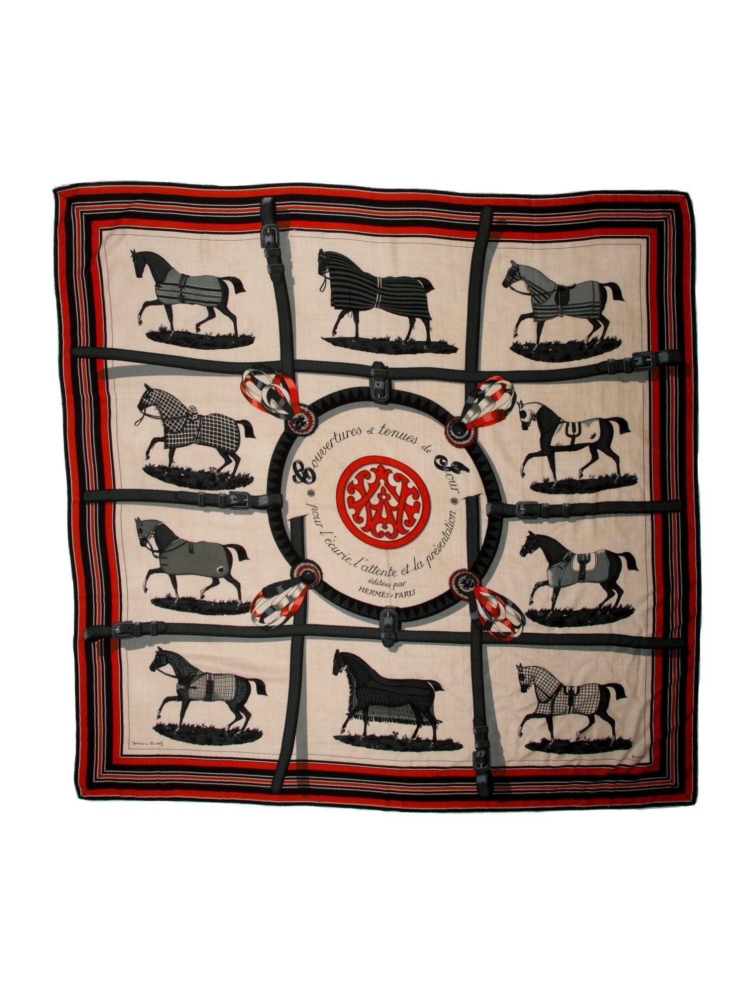 Hermès Couvertures et Tenues de Jour Cashmere Shawl