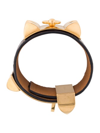 Hermès Crocodile Collier De Chien Wrap Bracelet