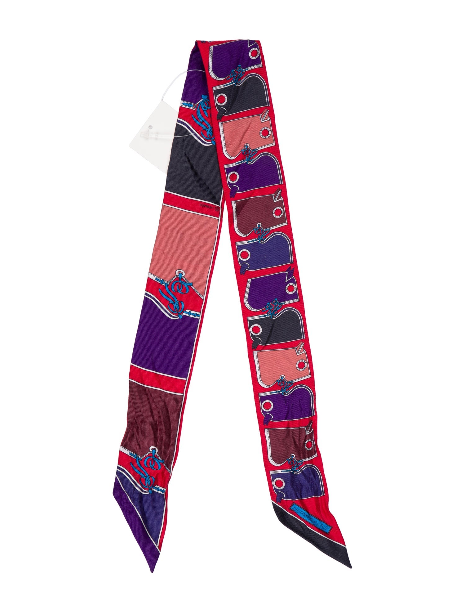Hermès Camails Silk Twilly Scarf