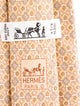 Hermès Pattern Print Silk Tie