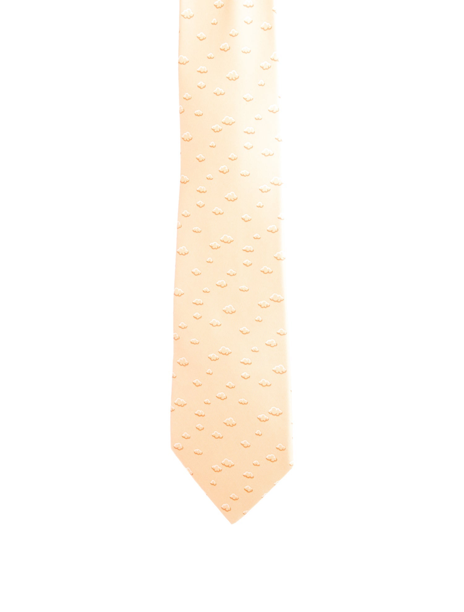 Hermès Pattern Print Silk Tie