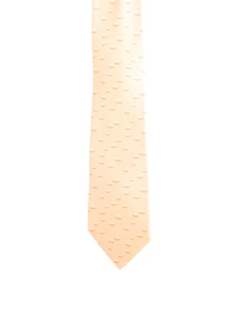 Hermès Pattern Print Silk Tie