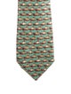 Hermès Pattern Print Silk Tie