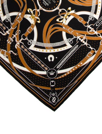 Hermès La Promenade du Matin Bandana Cashmere Shawl