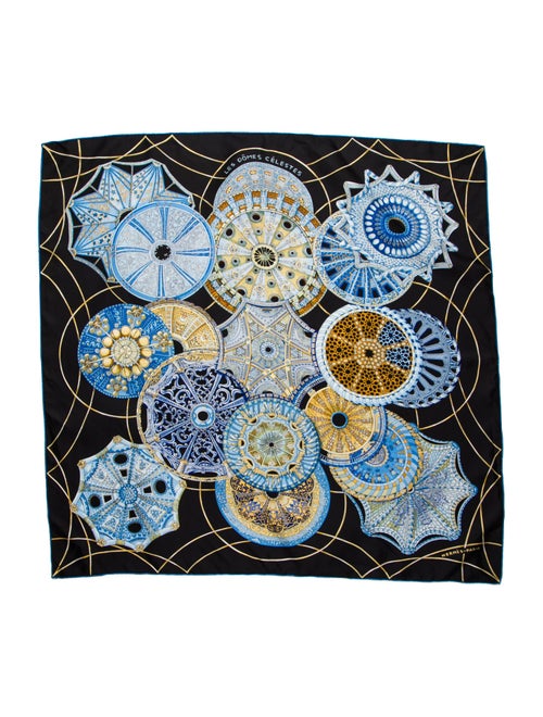 Hermès Les Dômes Célestes Silk Scarf