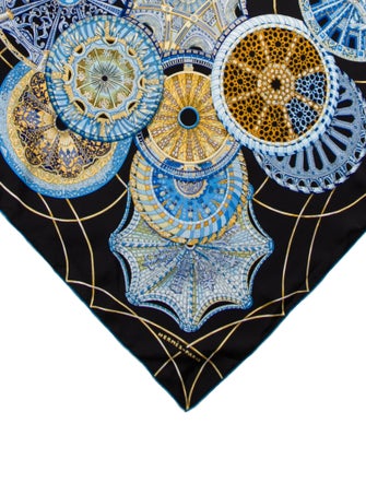 Hermès Les Dômes Célestes Silk Scarf