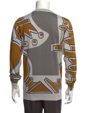 Hermès Cashmere Printed Polo Sweater