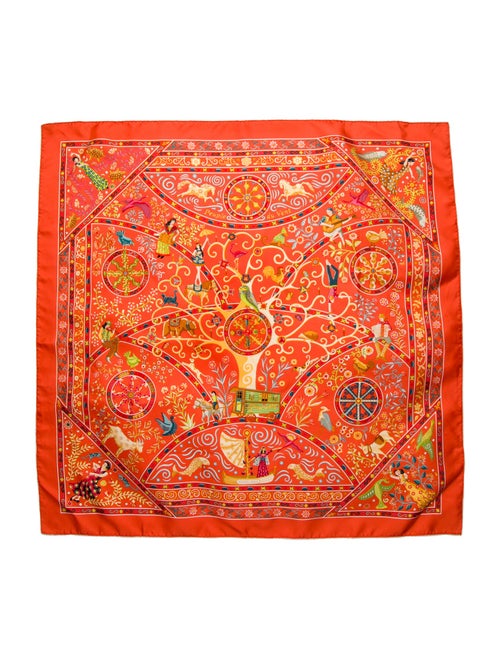 Hermès Peuple du Vent Silk Scarf Silk Scarf