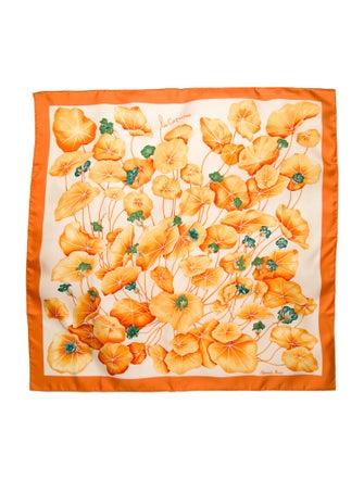 Hermès Les Capucines Silk Scarf
