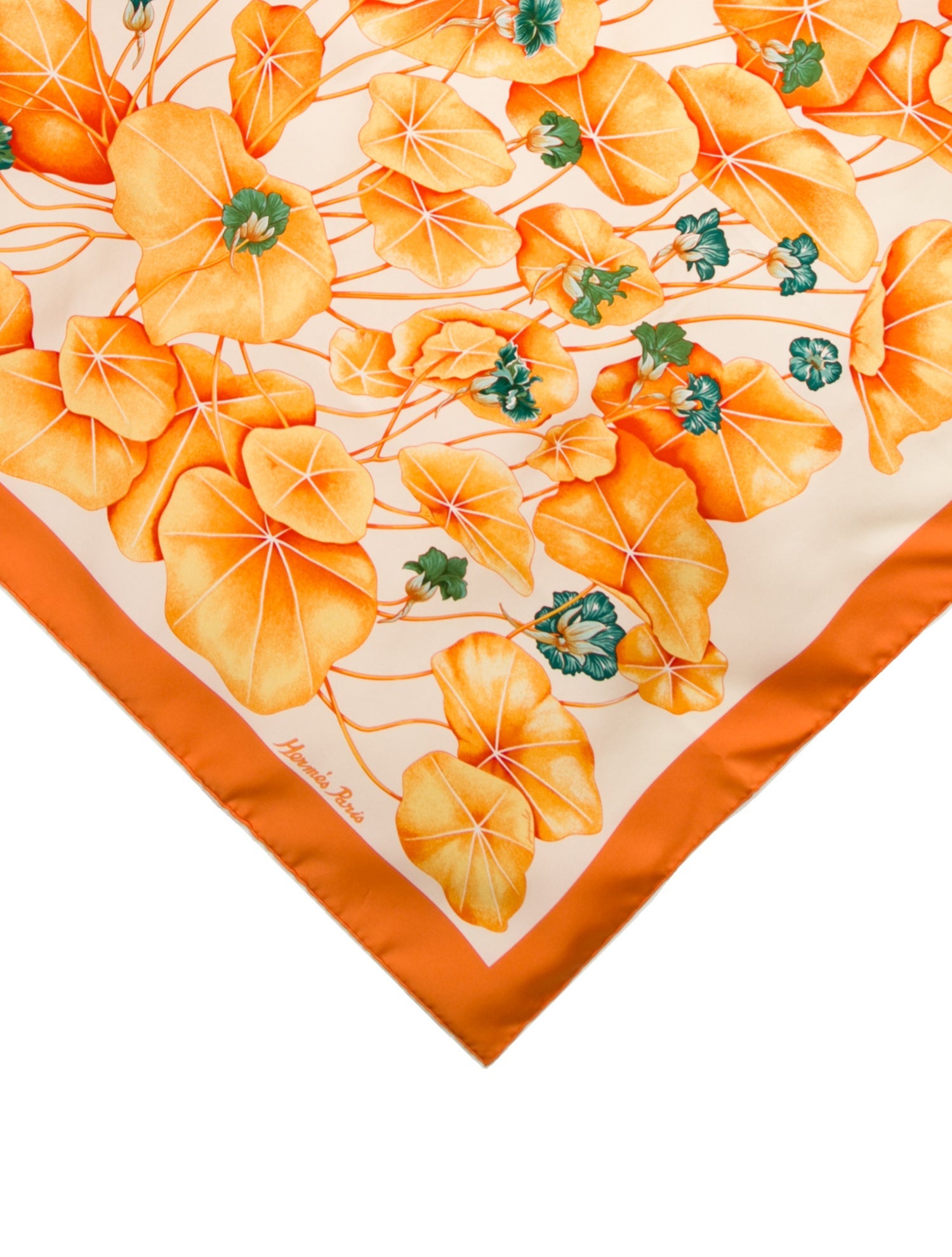 Hermès Les Capucines Silk Scarf