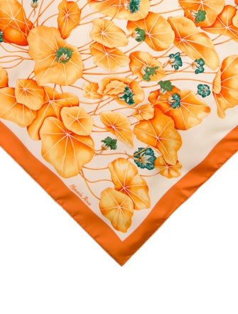 Hermès Les Capucines Silk Scarf
