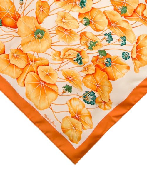 Hermès Les Capucines Silk Scarf