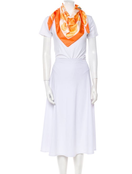 Hermès Les Capucines Silk Scarf