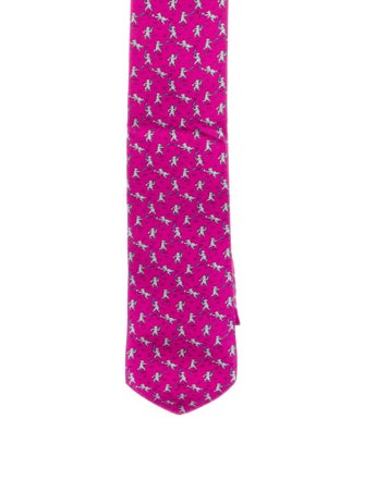 Hermès Silk Patterned Tie