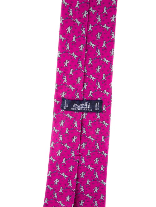 Hermès Silk Patterned Tie