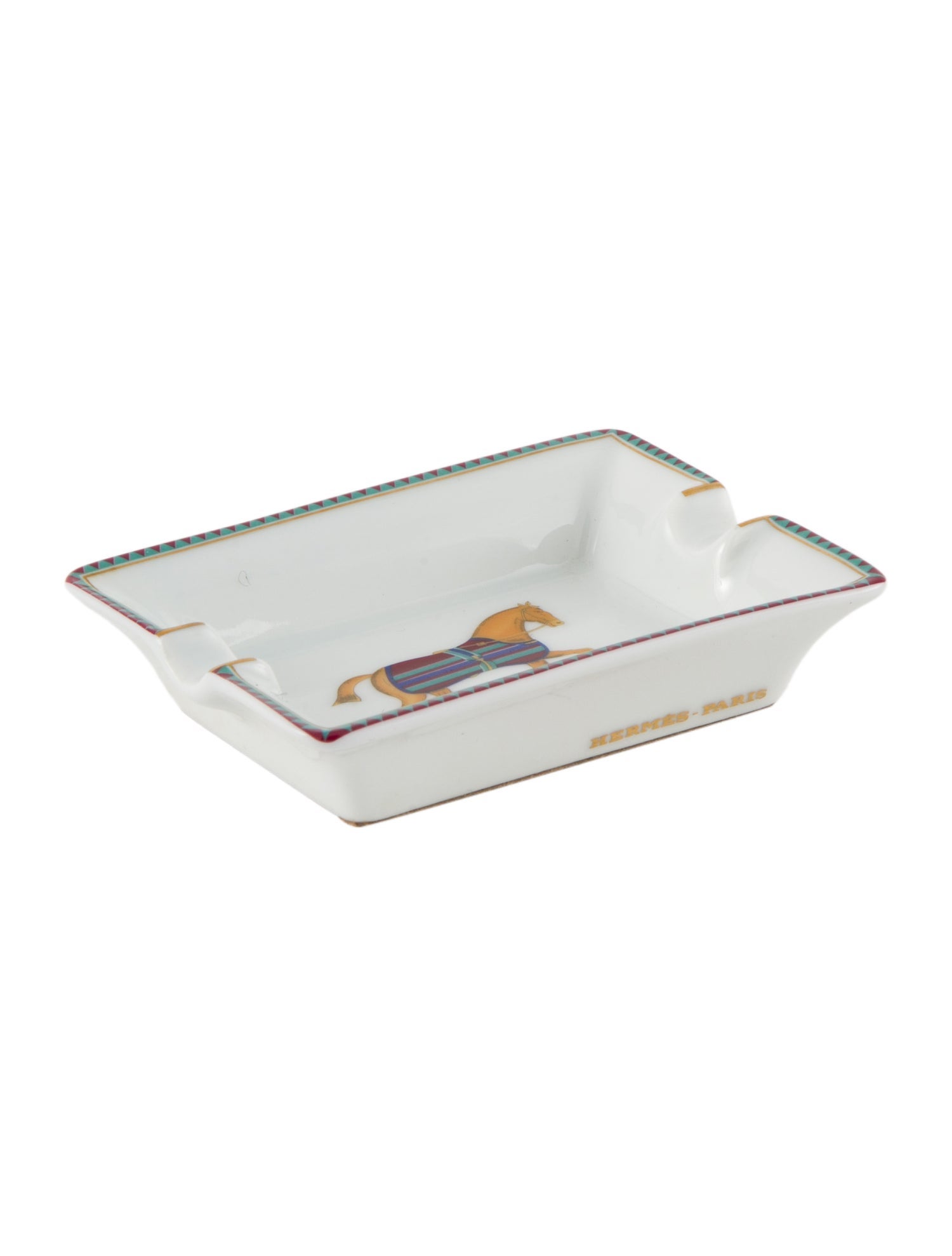Hermès Chevaux à la Couverture Mini Ash Tray