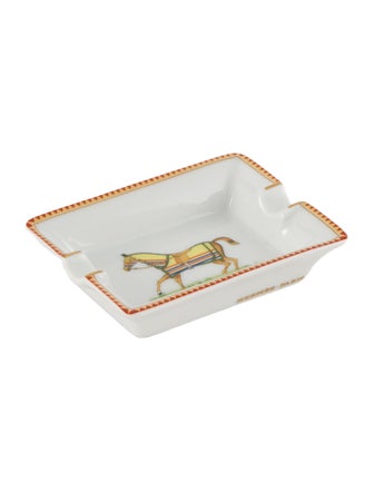 Hermès Chevaux à la Couverture Mini Ashtray