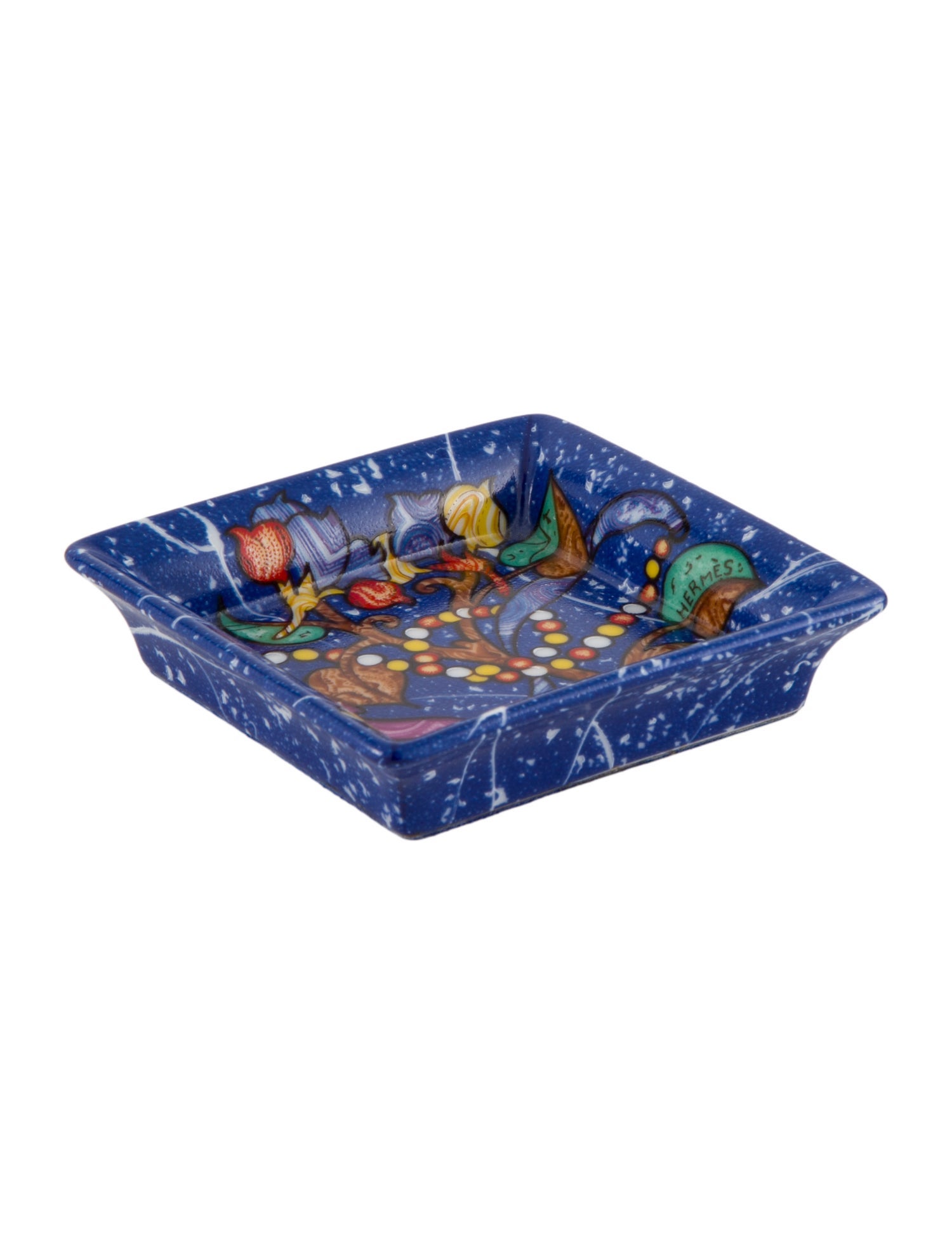 Hermès Marqueterie de Pierres d'Orient et d'Occident Mini Tray