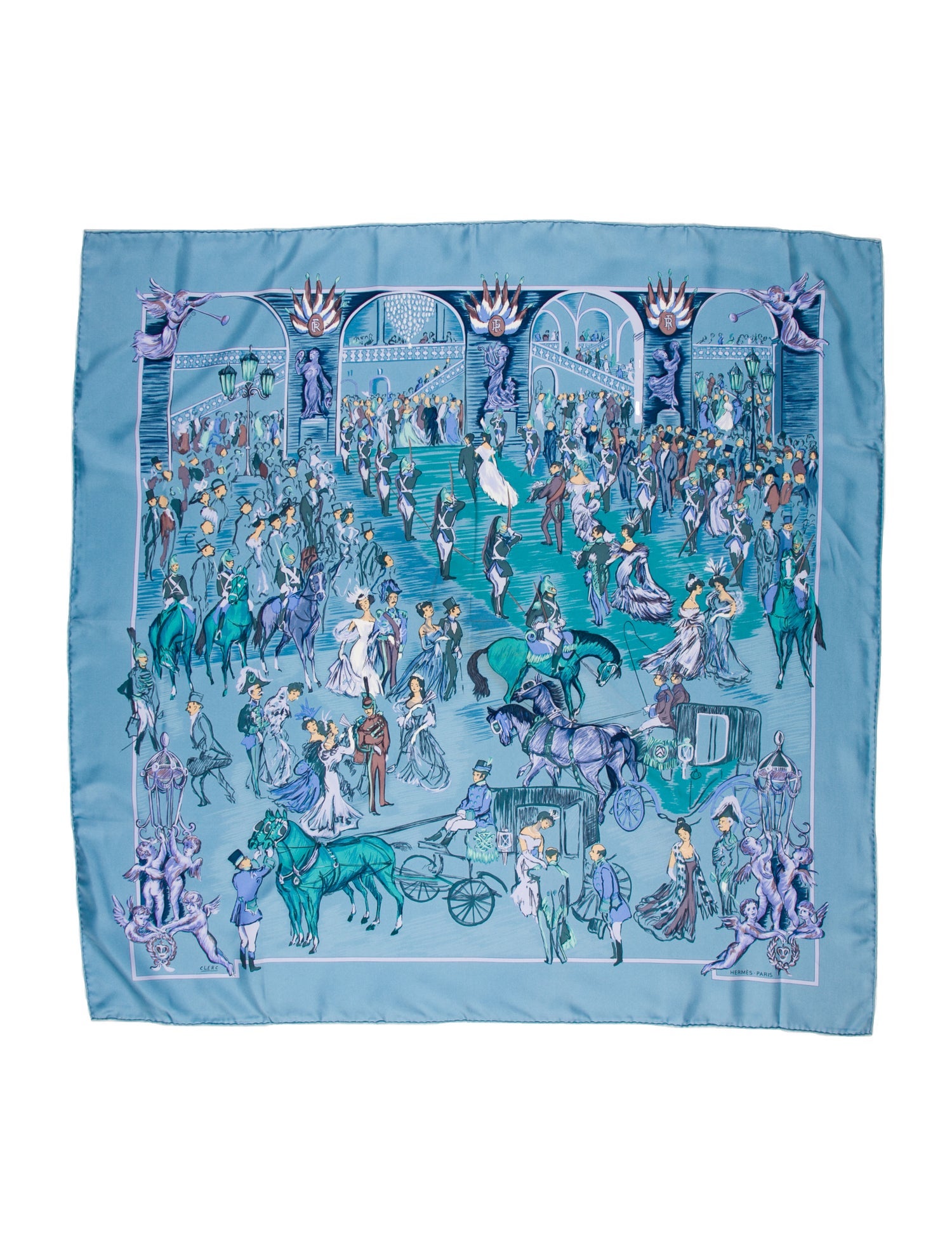 Hermès Soiree De Gala Silk Scarf