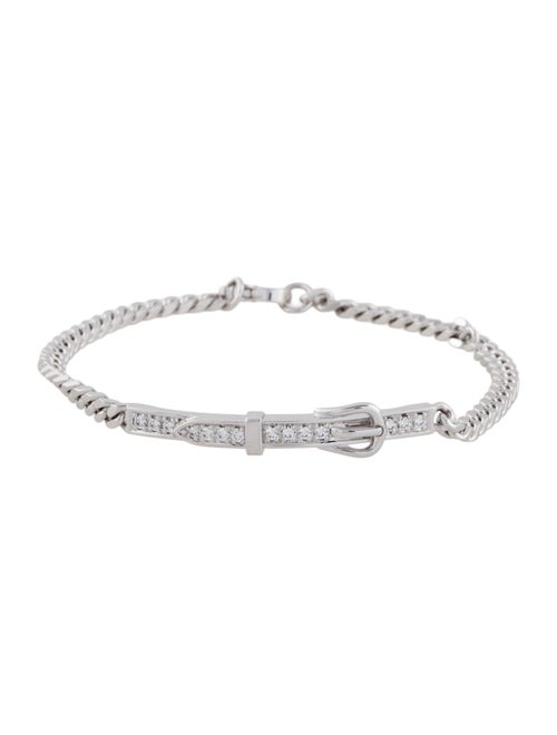 Hermès 18K Diamond Etriviere Bracelet