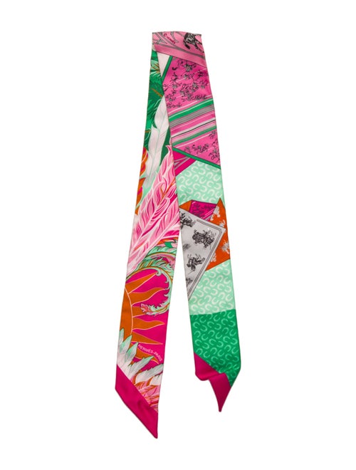 Hermès Cheval Phoenix Silk Twilly Scarf