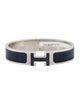 Hermès Clic H Glitter Bangle Bracelet