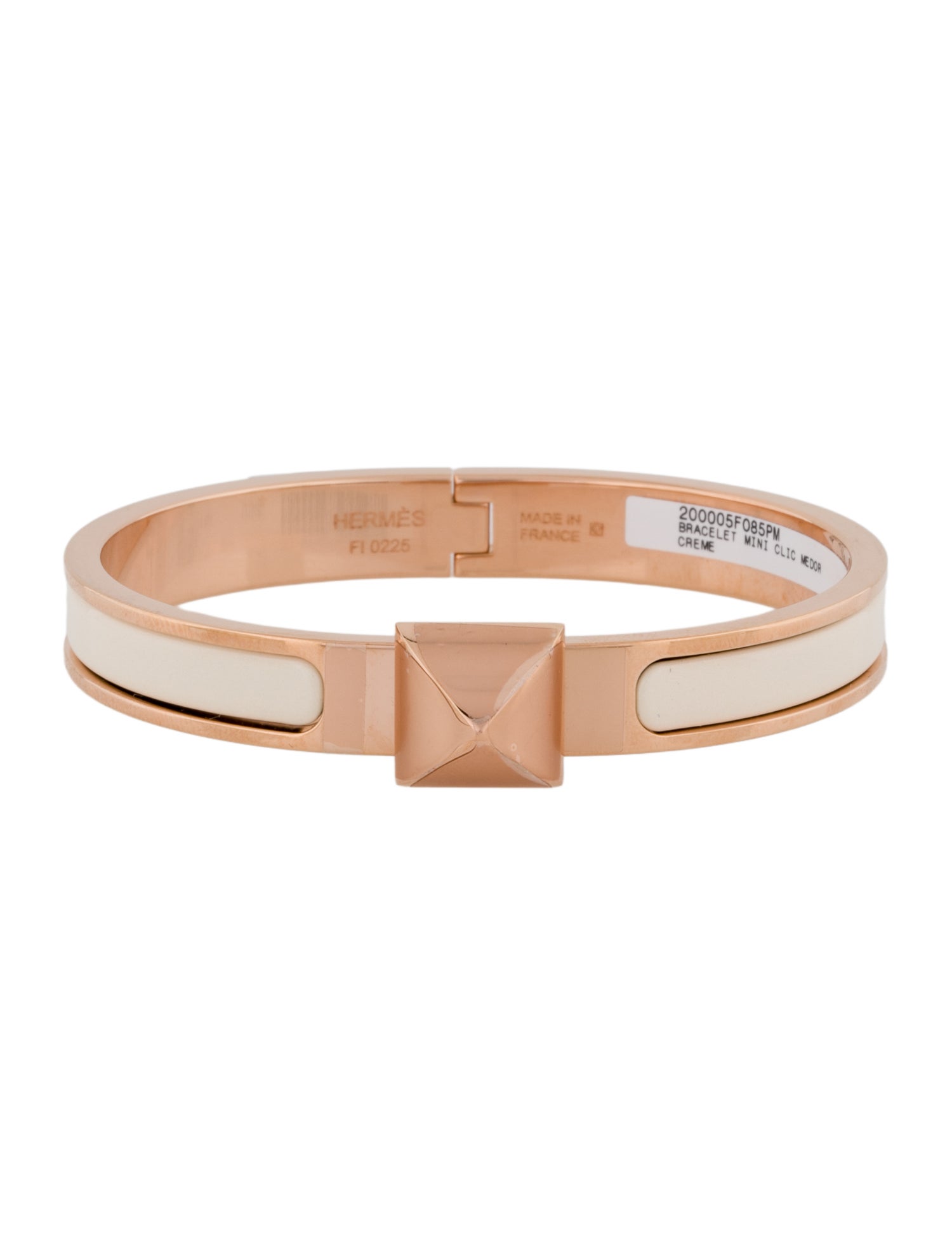 Hermès Mini Clic Medor Bangle Bracelet