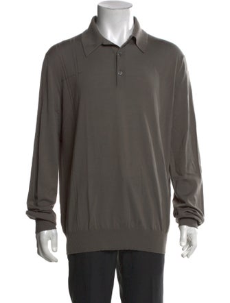 Hermès Wool Mock Neck Polo Sweater