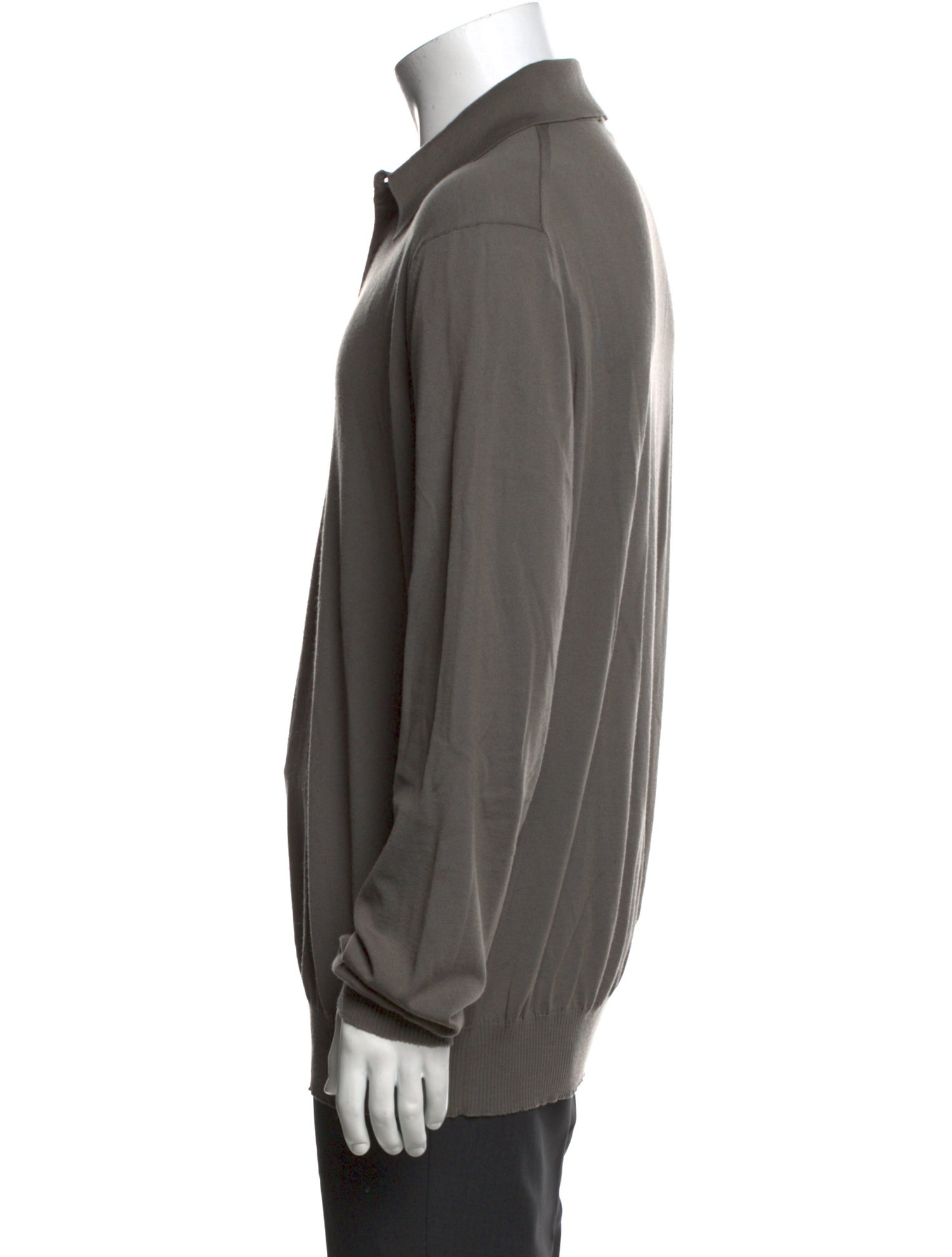 Hermès Wool Mock Neck Polo Sweater