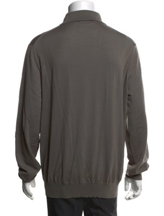 Hermès Wool Mock Neck Polo Sweater