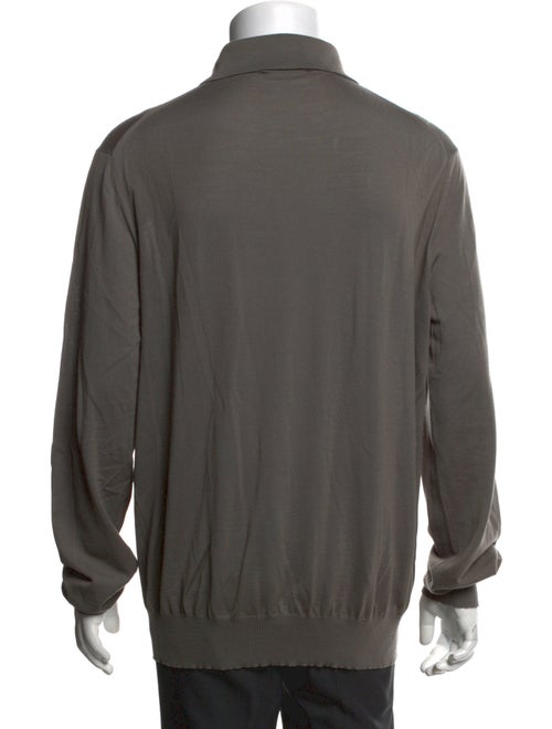 Hermès Wool Mock Neck Polo Sweater