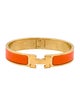 Hermès Enamel Clic H Bangle Bracelet
