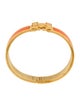 Hermès Enamel Clic H Bangle Bracelet
