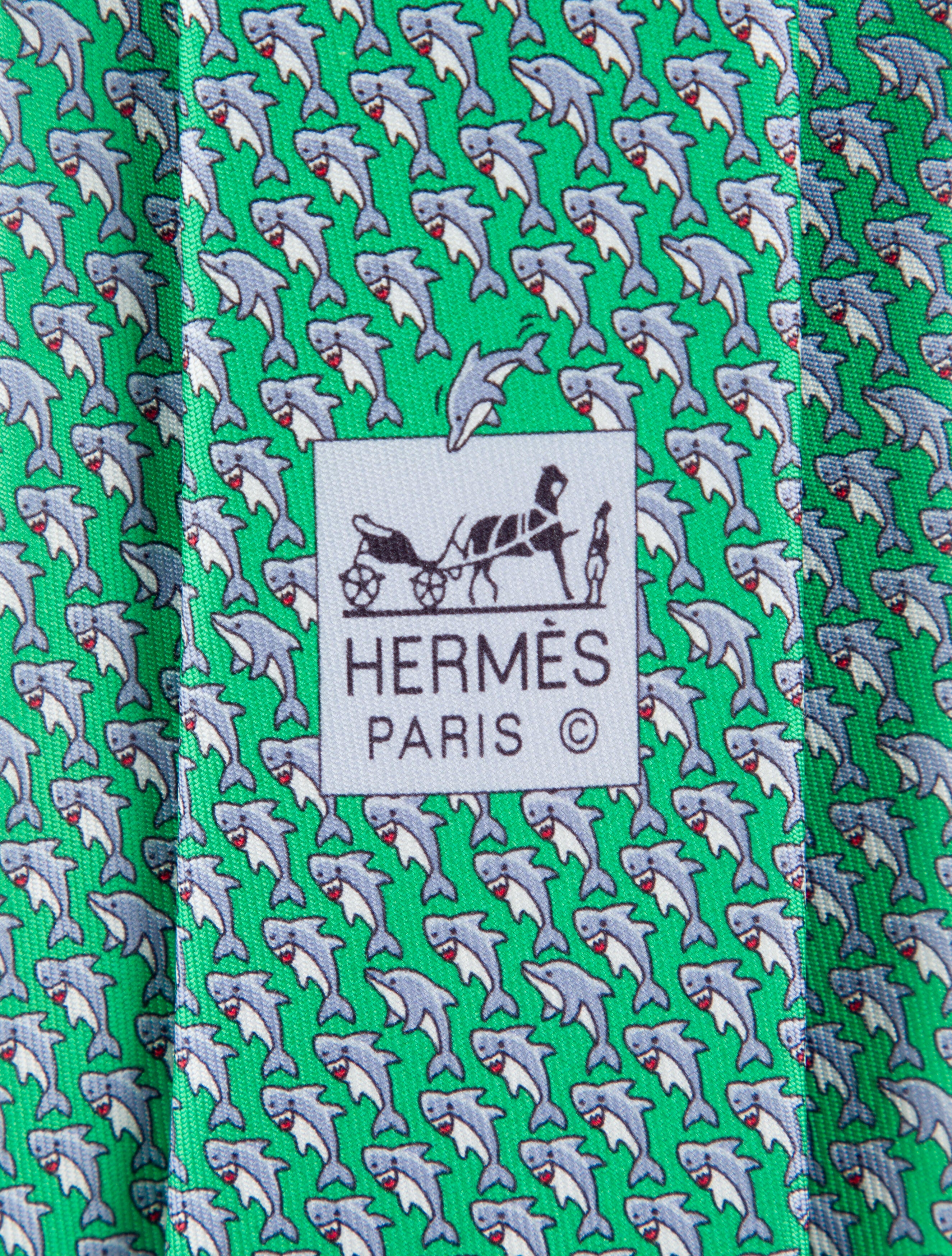 Hermès Silk Patterned Tie