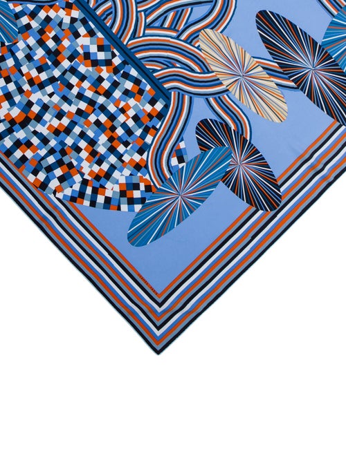 Hermès Flores Del Este Silk Shawl