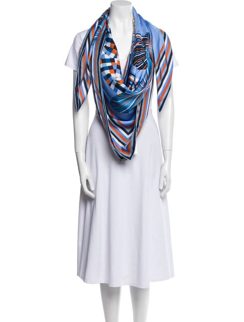 Hermès Flores Del Este Silk Shawl