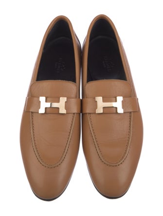 Hermès Paris H Logo Loafers