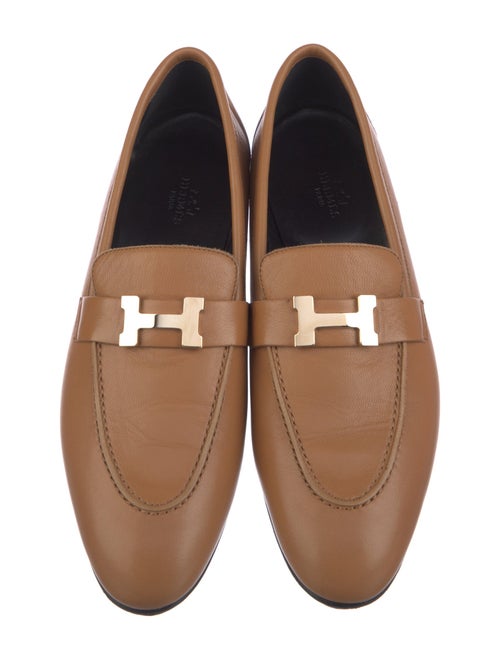 Hermès Paris H Logo Loafers