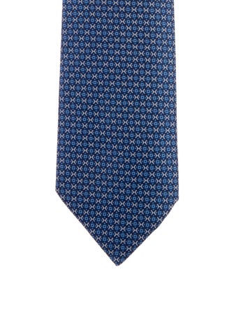 Hermès Silk Patterned Tie