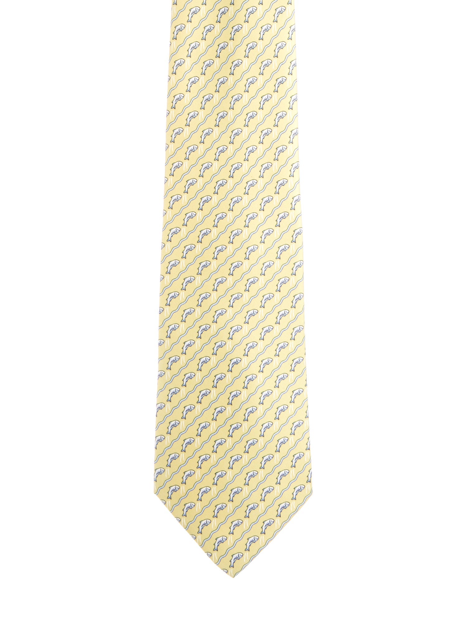 Hermès Silk pattern tie w/Tags