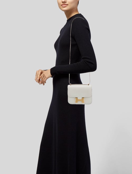 Hermès 2023 Chevre Mysore Mini Constance 18