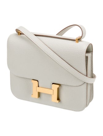 Hermès 2023 Chevre Mysore Mini Constance 18