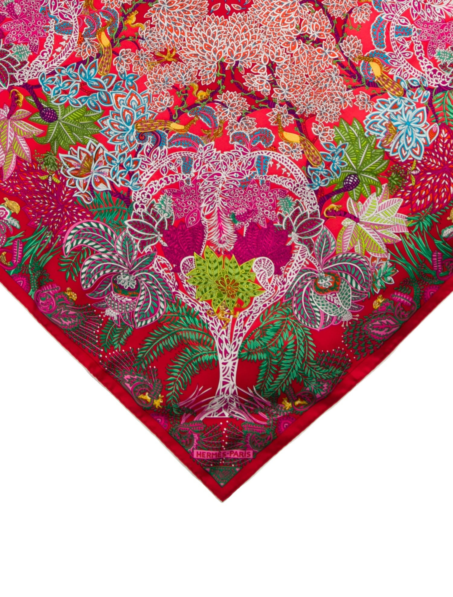 Hermès Maitres de la Forêt Silk Scarf