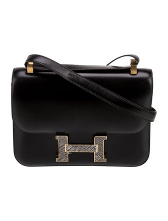 Hermès 2023 Box & Salvator Lizard Constance Marquette 24