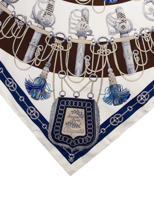 Hermès Cliquetis Silk Scarf