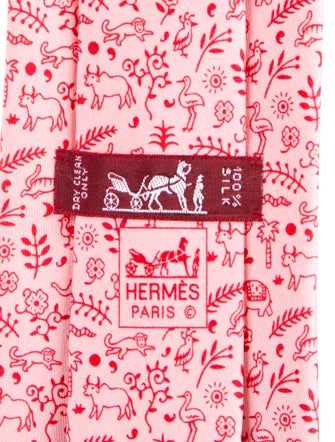 Hermès Silk Tie.