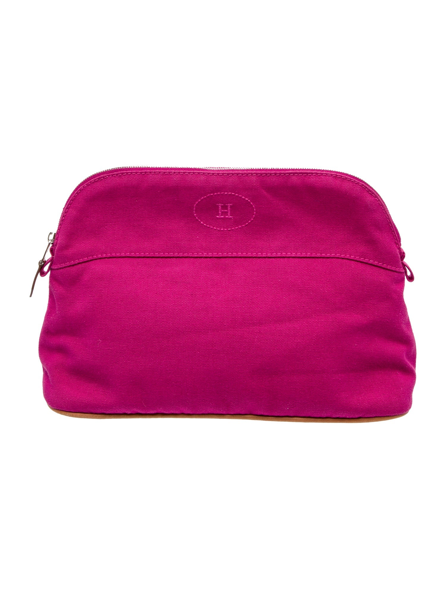 Hermès Toile Medium Bolide Travel Case