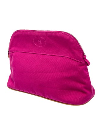 Hermès Toile Medium Bolide Travel Case