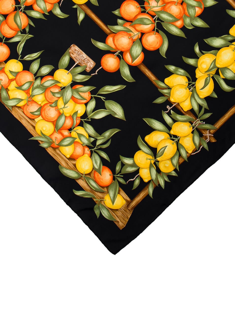 Hermès Oranges Et Citrons Silk Scarf